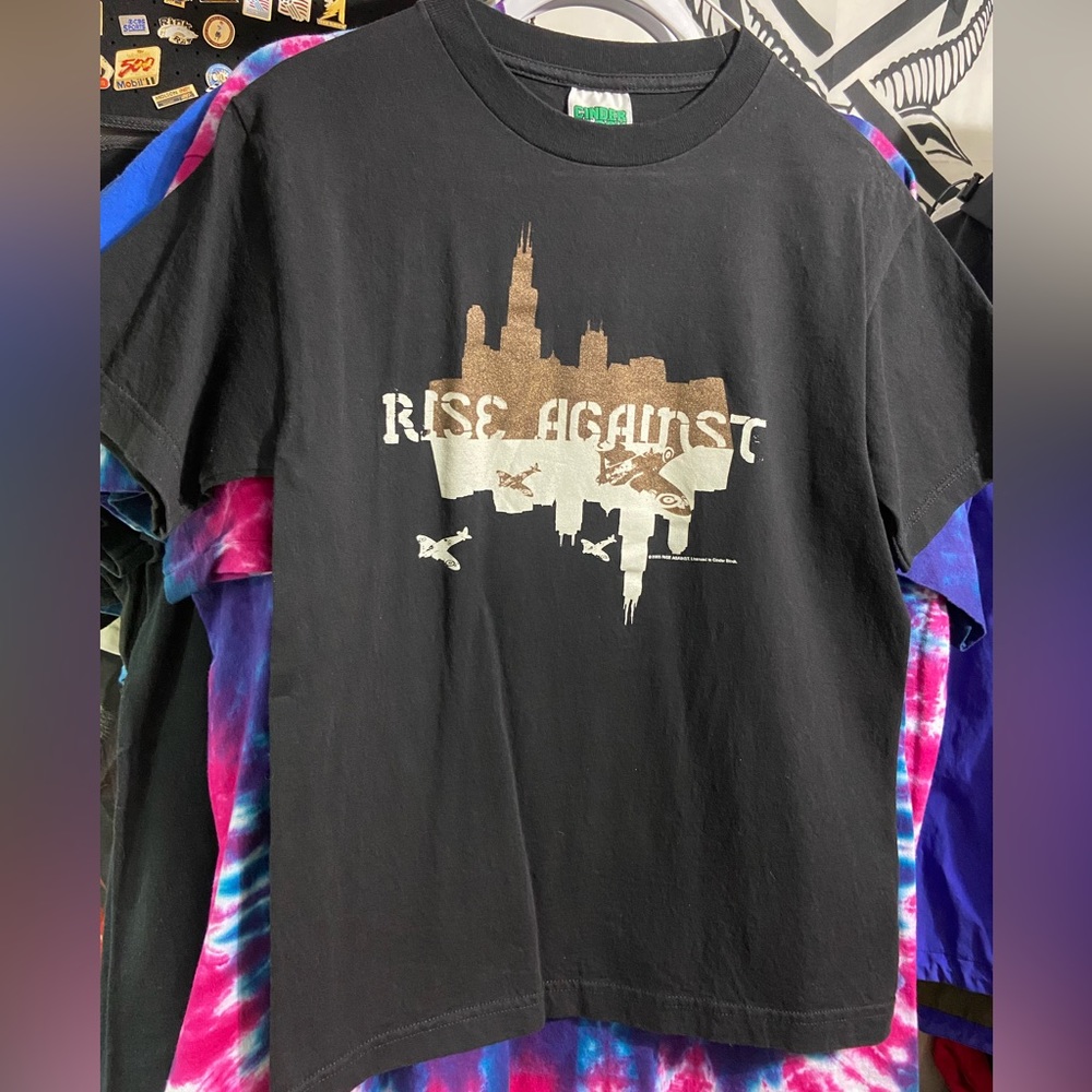 Rise Against vintage y2k punk band tee 2003